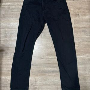 DKNY Bedford Straight Black Trousers